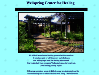 wellspringcenterforhealing.com screenshot