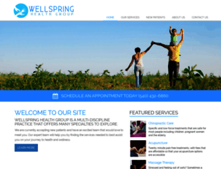 wellspringhealthgroup.com screenshot