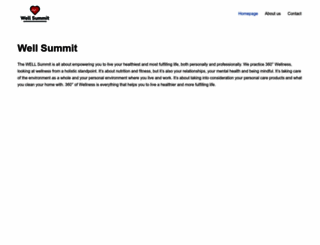 wellsummit.org screenshot