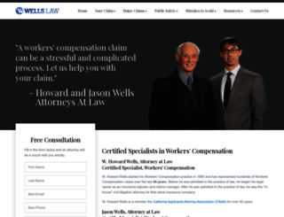 wellswellslaw.com screenshot