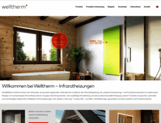 welltherm-infrarotheizungen.de screenshot