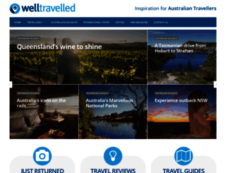 welltravelled.com.au screenshot