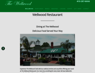 wellwoodrestaurant.com screenshot