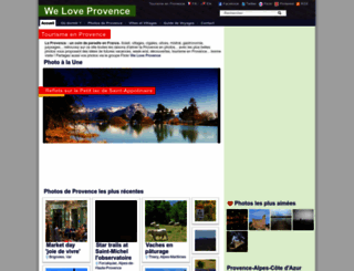 weloveprovence.fr screenshot