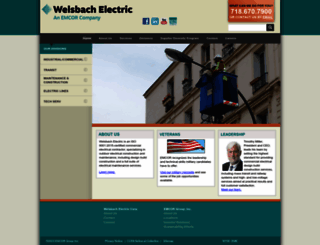 welsbachelectric.com screenshot