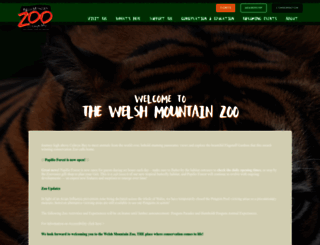 welshmountainzoo.org screenshot