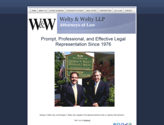 weltyandwelty.com screenshot