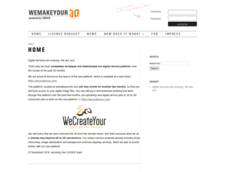 wemakeyour3d.com screenshot