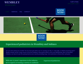 wembleypodiatry.com.au screenshot