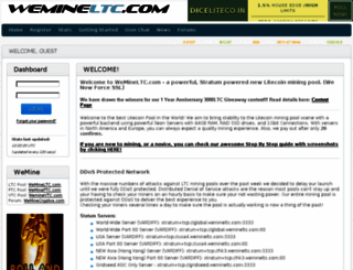 wemineltc.com screenshot
