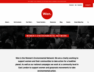 wen.org.uk screenshot
