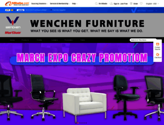 wenchenfurnitrue.en.alibaba.com screenshot