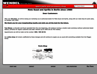 wendelmotorraeder.de screenshot