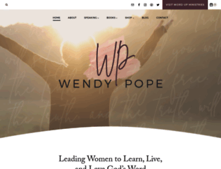 wendypope.org screenshot