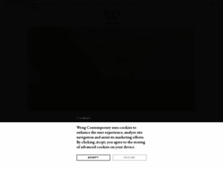 wengcontemporary.com screenshot