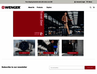 wenger.com.au screenshot