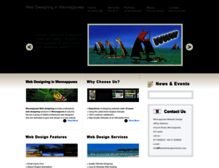 wennappuwa.websitedesignsrilanka.com screenshot