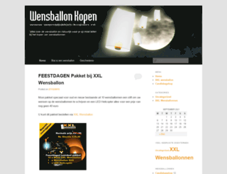 wensballon-kopen.nl screenshot