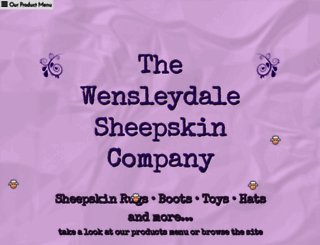 wensleydalesheepskins.co.uk screenshot