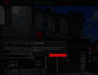 wentworthestates.co.uk screenshot