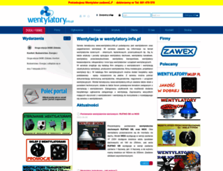 wentylatory.info.pl screenshot