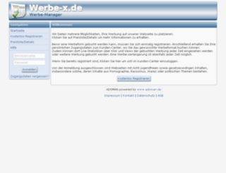 werbe-x.de screenshot
