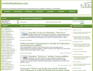 werbeblaettchen.com screenshot