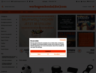 werbegeschenke.com screenshot