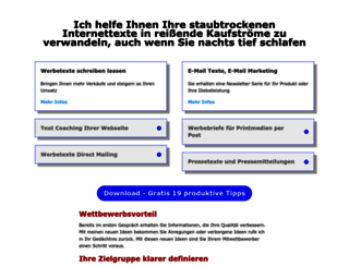werbetexterservice.de screenshot
