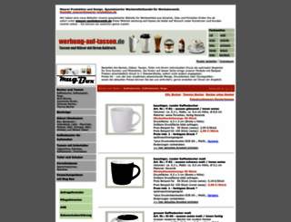 werbung-auf-tassen.de screenshot