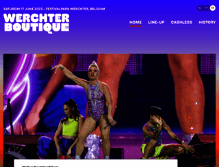 werchterboutique.be screenshot