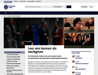 werkenbij.leidenuniv.nl screenshot