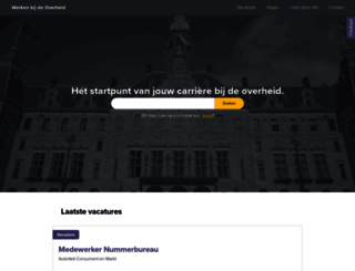 werkenbijdeoverheid.nl screenshot