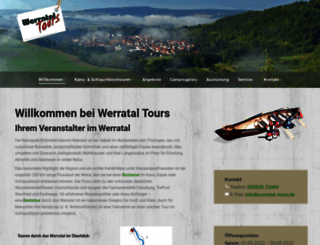 werratal-tours.de screenshot