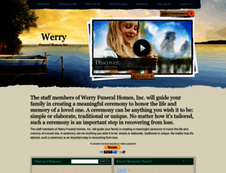 werryfuneralhomes.com screenshot