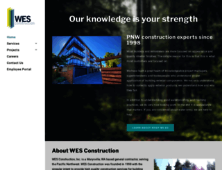 wes-construction.com screenshot