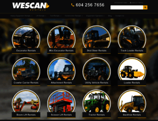 wescanrentals.com screenshot