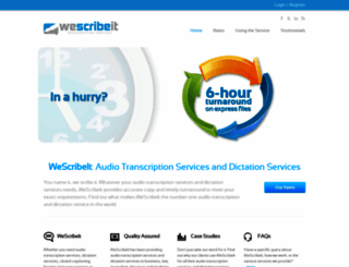wescribeit.com screenshot