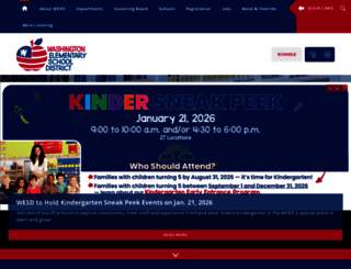 wesdschools.org screenshot