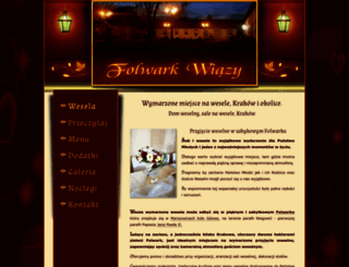 wesela.folwark.krakow.pl screenshot