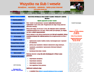 wesele.jzurek.com screenshot
