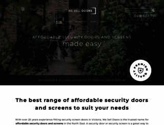 weselldoors.com.au screenshot