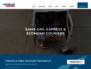 wesendparcels.co.uk screenshot