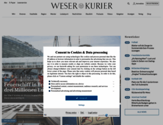 weser-kurier.de screenshot