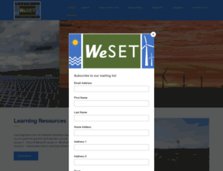 weset.org screenshot