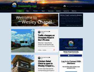 wesleychapelcommunity.com screenshot