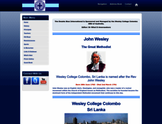 wesleycollegecolombo.info screenshot