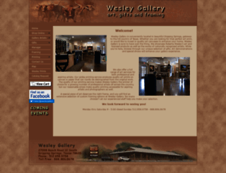 wesleygallery.com screenshot
