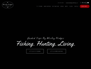 wesleyhodgesflyfishing.com screenshot