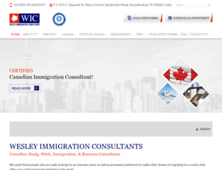 wesleyimmigration.com screenshot